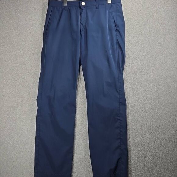 Bonobos Golf Pants Mens 32x34 Blue Highland Tailored Performance Stretch Preppy